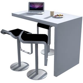 Bar with laptop 3D Object | FREE Artlantis Objects Download